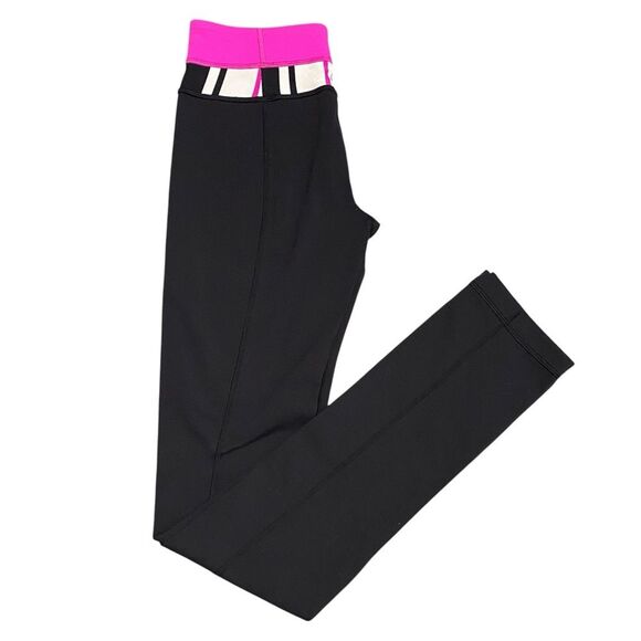 Lululemon Low Rise Black Astro Leggings Size 4 - Picture 9 of 11